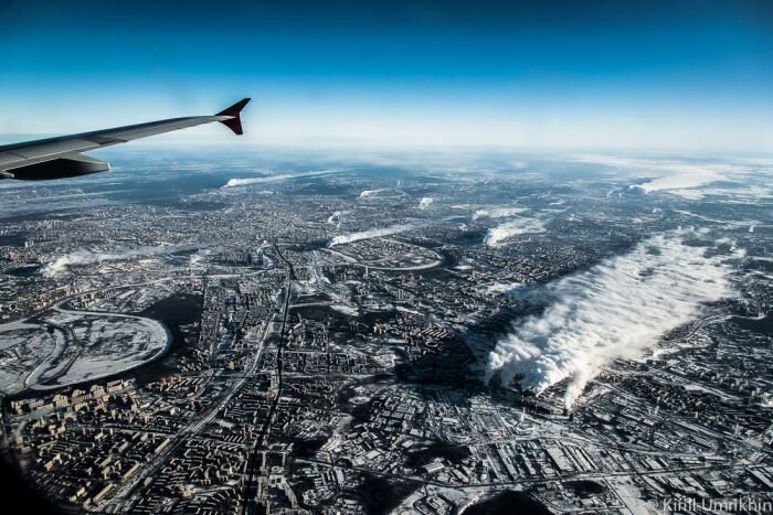 Москва с высоты птичьего полета  (32 фото)