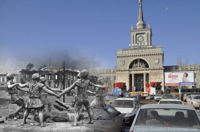 Сталинград 1942/43 – Волгоград 2013 (65 фото)