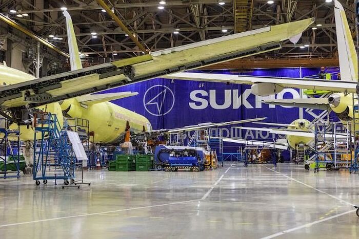 Производство самолета Sukhoi Superjet 100