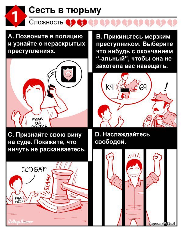 5 способов порвать с девушкой (5 фото)