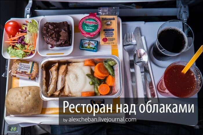 Еда на борту самолета (59 фото)