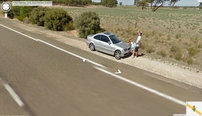 Спалились на Google Street (3 фото)