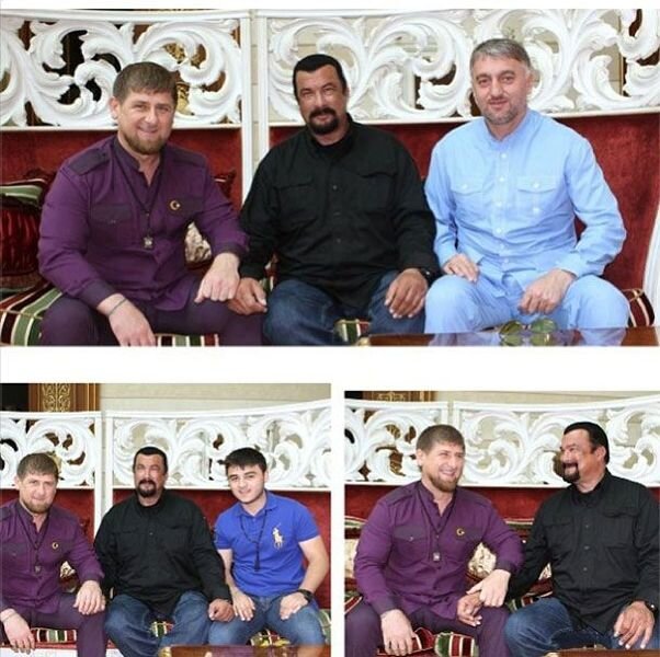 Рамзан Кадыров пригласил в гости Стивена Сигала (5 фото)