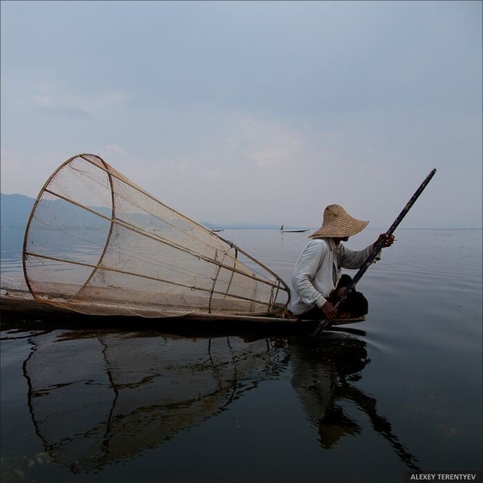 Мьянма: жизнь на воде (35 фото)