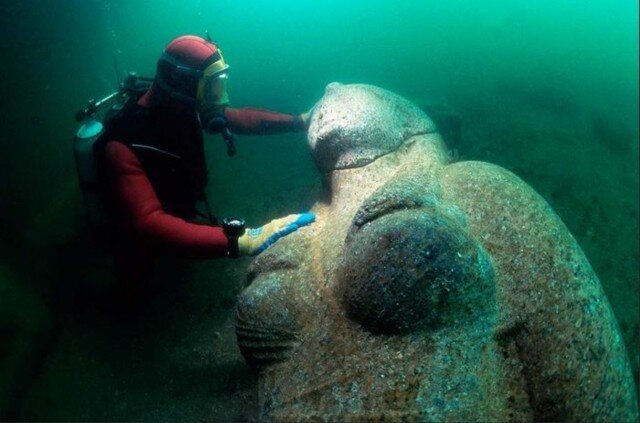 Гераклеон - город, 1200 лет назад ушедший под воду (20 фото)