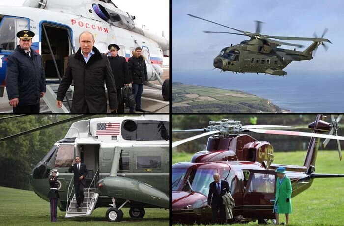 У кого самый дорогой вертолет из первых лиц государств (10 фото)
