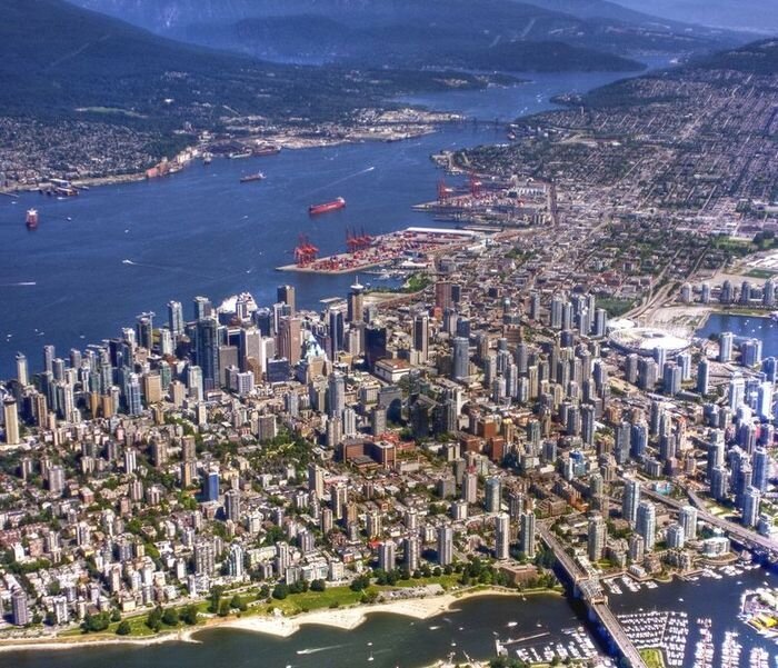 Ванкувер с высоты птичьего полета (30 фото + видео)