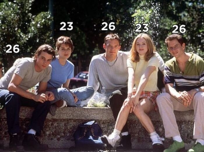 Настоящий возраст школьников в американских кинофильмах (13 фото)