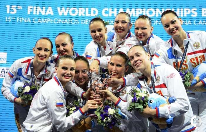  Российские синхронистки завоевали все золото (16 фото+видео)