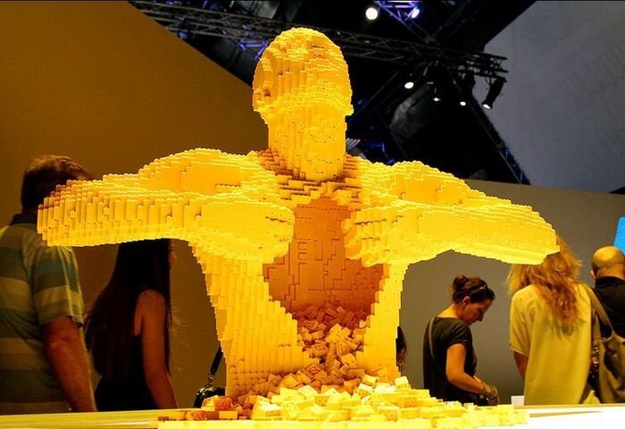 Выставка скульптур из Lego (23 фото)