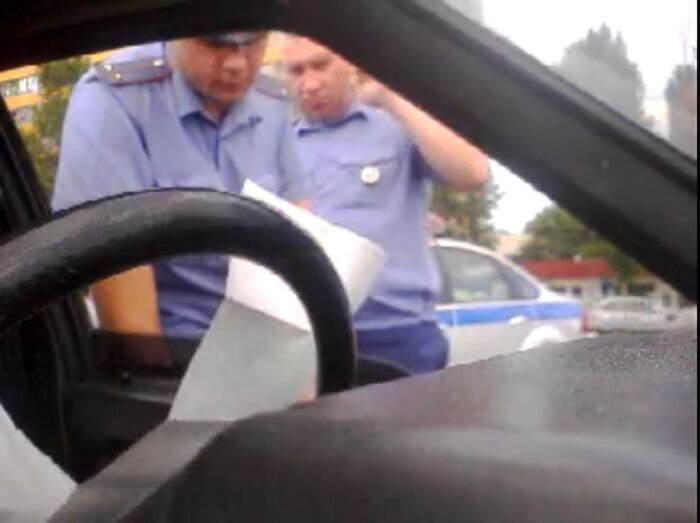 Общение с ГИБДД часть 32 (фото+видео)