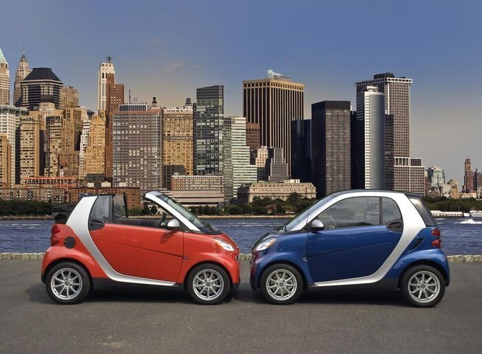 Креативная реклама автомобиля Smart (72 фото+8 видео)