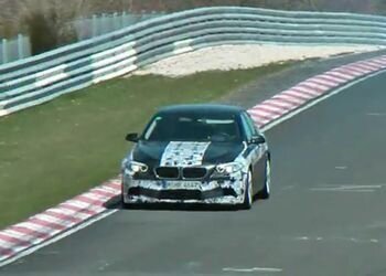 Шпионское видео новой BMW M5