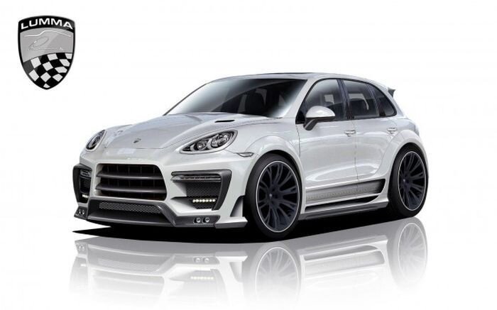 Обвес CLR 550 GT для нового Porsche Cayenne от Lumma (3 фото)