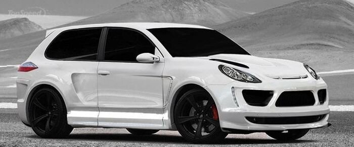 Ателье Merdad представило двухдверный Porsche Cayenne Turbo (3 фото)