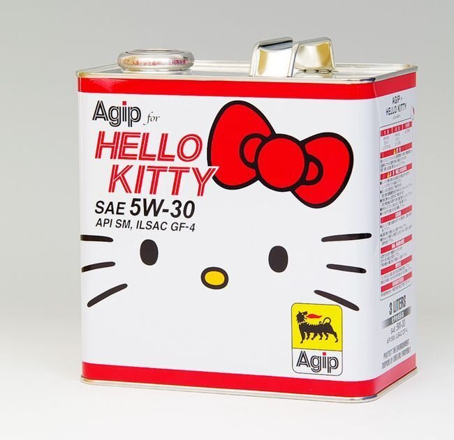 Моторное масло Hello Kitty (4 фото)