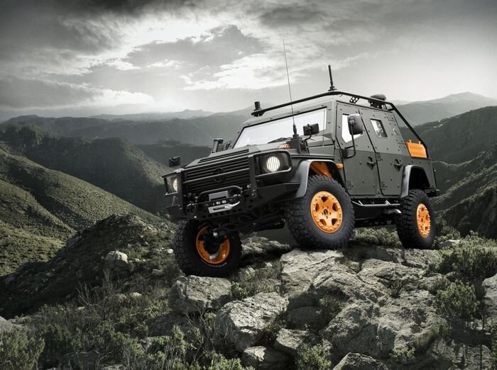 Новый броневик от Mercedes-Benz (7 фото)