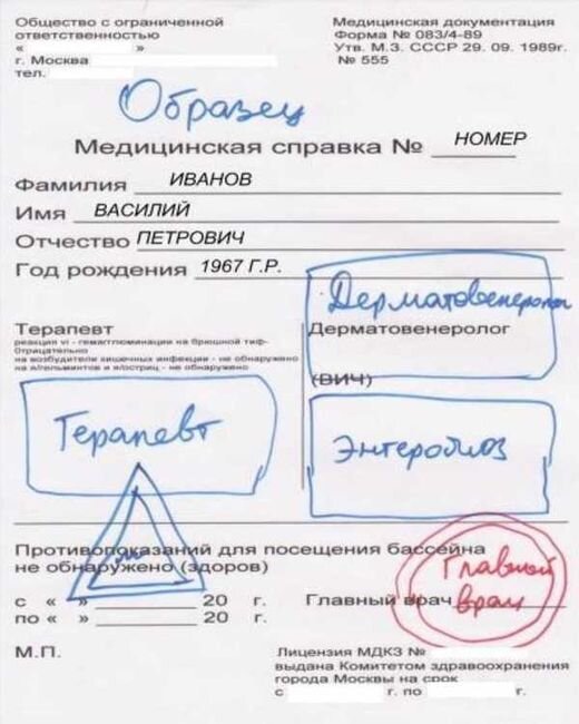 Кому выгодно введение новых мед справок? (фото+текст)