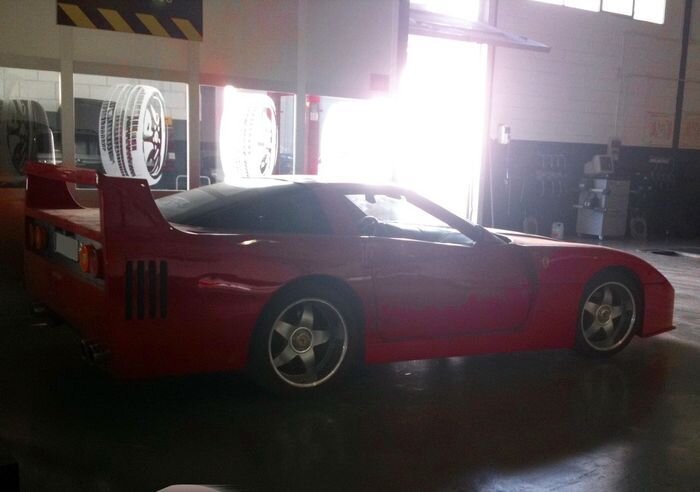 Переделка. Из Corvette в Ferrari F40 (5 фото)