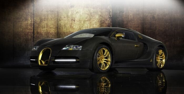 Mansory показали позолоченный Bugatti Veyron (23 фото)