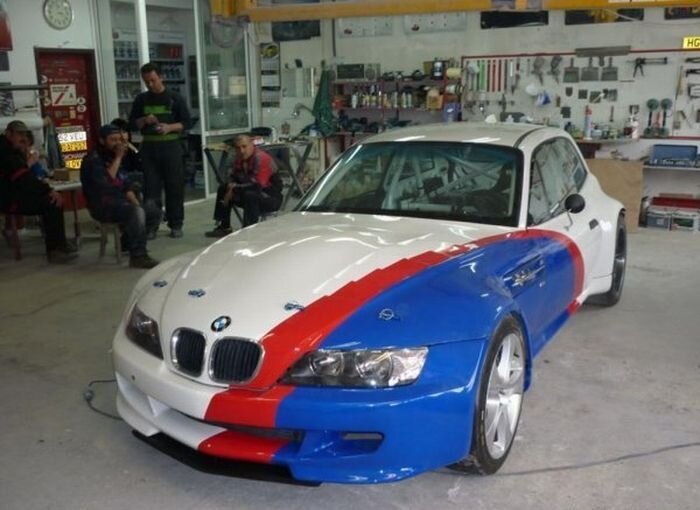 BMW Z3 Coupe с двигателем V10 от BMW M5 (E60) (39 фото)