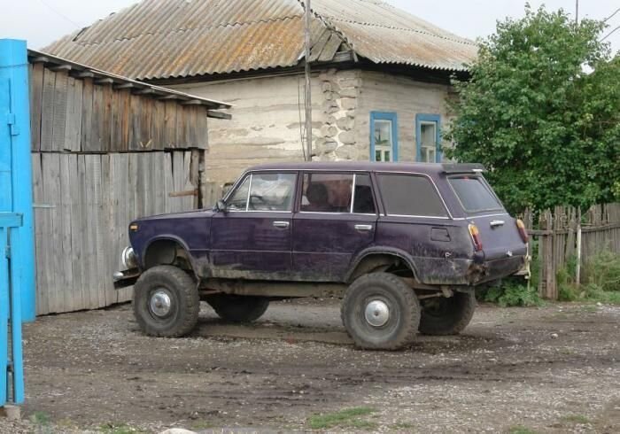 Джип из ВАЗ 2102 (4 фото)