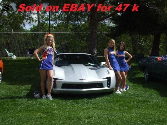 Еще до старта продаж нового Corvette, в интернете появились "подделки"! (6 фото)