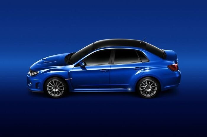 Заряженый седан Subaru WRX STI tS 2011 (33 фото)