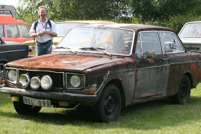 Volvo 142 в стиле rat-look (3 фото)