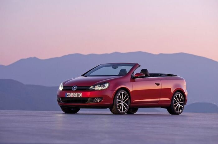 Volkswagen Golf Cabriolet - официальные фото новинки (19 фото)