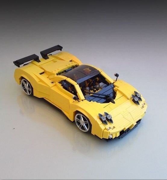 Супер-кар Pagani Zonda C12 из LEGO (20 фото)