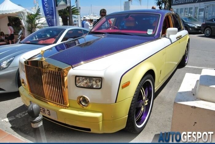 Тюнинг Rolls-Royce по-цыгански (4 фото)
