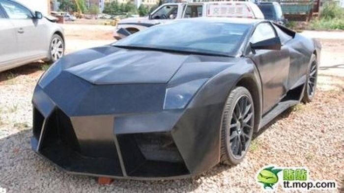 Самодельный Lamborghini изъяли у владельца (4 фото)