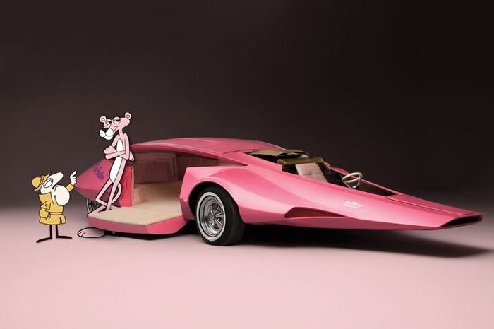 На аукционе будет продан авто Розовой Пантеры Panthermobile (4 фото)