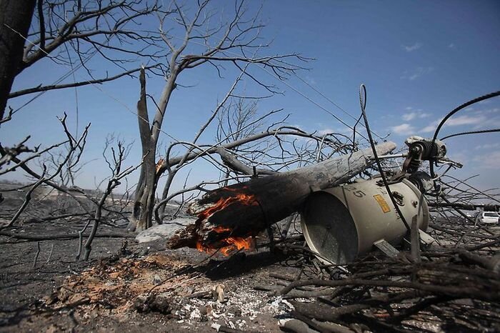 Пожары уничтожили десятки домов в Техасе и Оклахоме (21 фото)