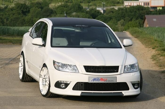 Skoda Octavia II RS от тюнинг ателье Milotec (4 фото)