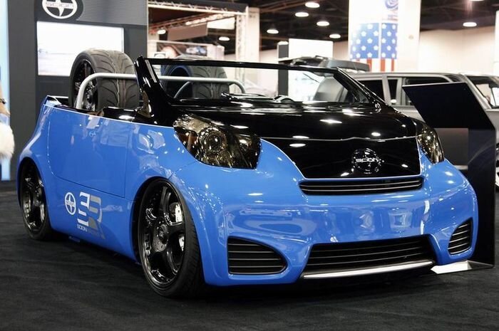 Scion iQ Pit Boss привезли на выставку тюнинга SEMA (18 фото)