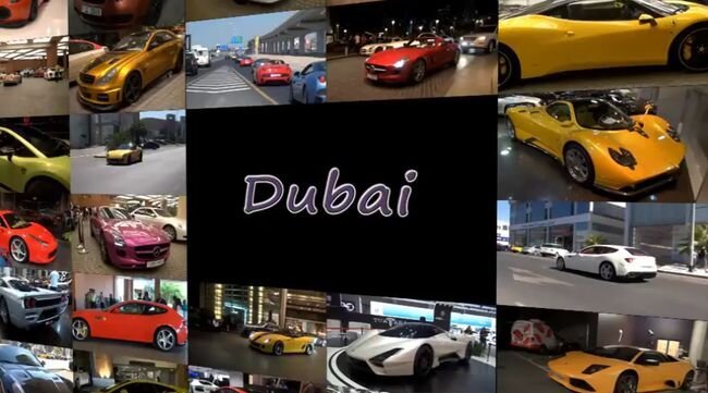 Самый обычный автосалон в Дубае (видео)