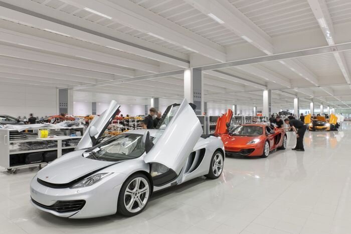 В Великобритании открылся цех по сборке McLaren (63 фото)