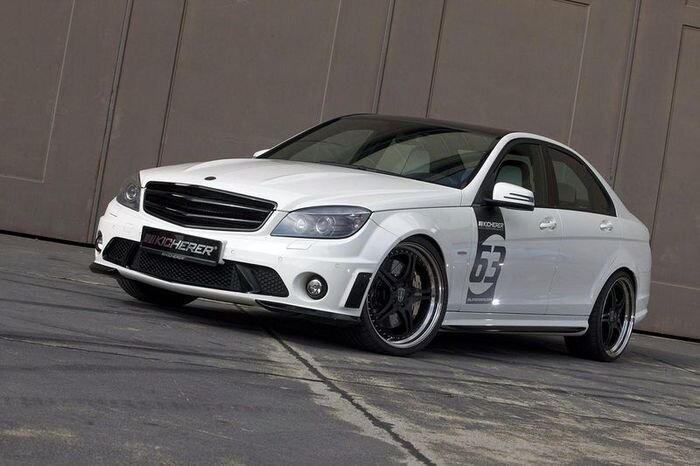 Mercedes-Benz C63 AMG White Edition от ателье Kicherer (9 фото)