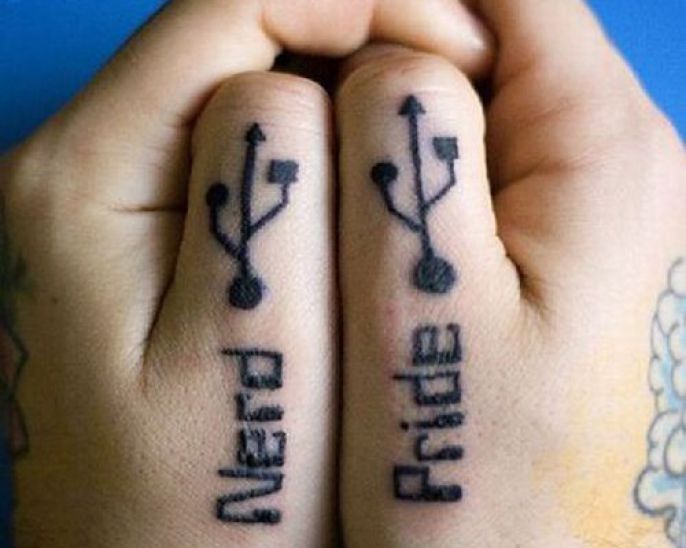 Funny Nerd Tattoos 