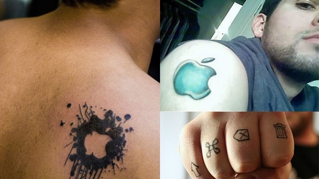 12 Questionable Apple Tattoos