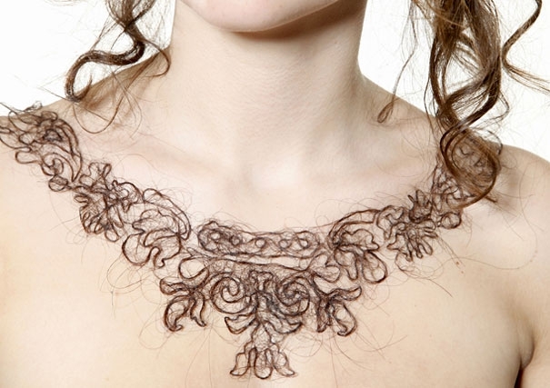 Human Hair Necklaces by Kerry Howley | Bored Panda