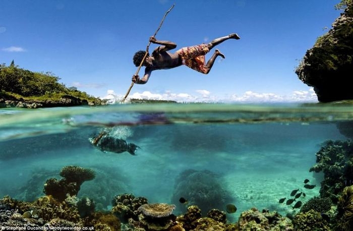 Fish Hunting With a Spear!