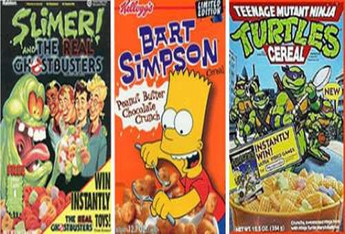 Awesome cereal boxes you'll never see again