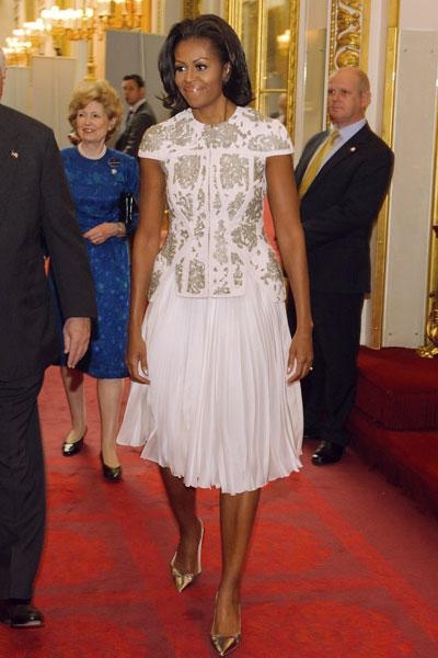 Michelle Knows How to Dress for Success