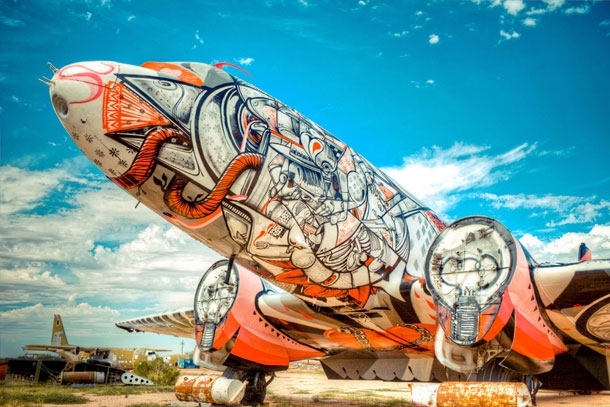 Airplanes Transformed into Beautiful Mechanical Pieces of art