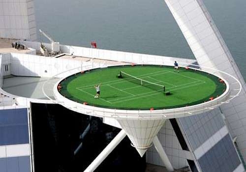 Worlds Most Awesome Tennis Court