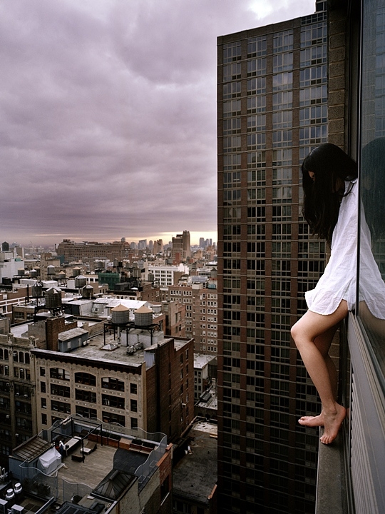 Nerve-Racking Self-Portraits of a Girl on the Edge 