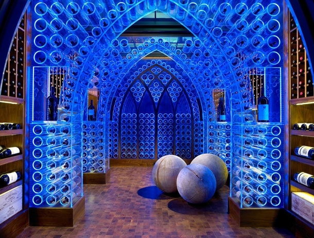 An Awesome LED Wine Cellar You'll Wish You Owned 